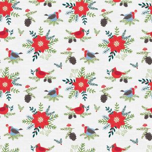 Gnome Noel White Cardinal