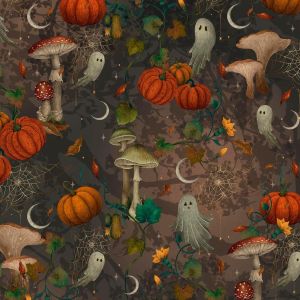Harvest Haunt Mushrooms  Ghosts in Charcoal