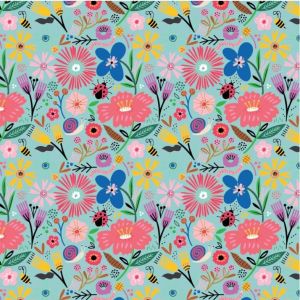 Hey Love Bug Blooming in Teal