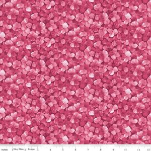 Hydrangeas in the Garden Petals in Raspberry