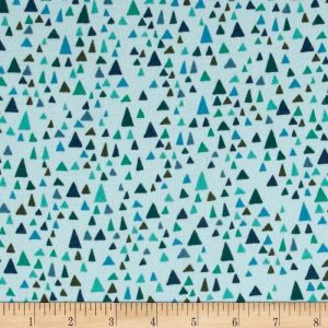In The Bloom Knit Triangles in the color Turquoise