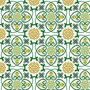 Irish Charm White Celtic Medallions
