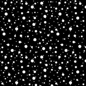 Its A Steampunk Christmas Snow Dots in Black