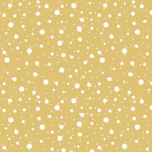 Its A Steampunk Christmas Snow Dots in Yellow
