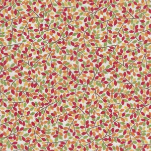 Jolly Farm Leaves on Cream