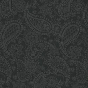 Jubilee Paisley in Tonal Black