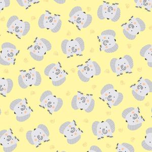 Jungle Jamboree Yellow Baby Elephants
