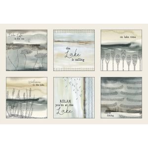 Lake Escape Panel Lake Scenes  Words in Celery