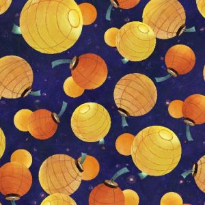 Lantern Song Paper Lanterns Toss in Navy