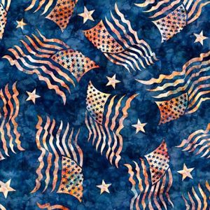 LibertyGloryFreedom Flag Toss in Navy