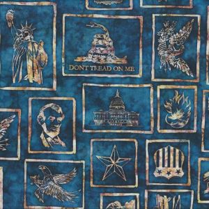 LibertyGloryFreedom USA Iconic Images in Navy