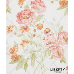 Liberty Fabrics  Bridgerton Tana Lawn Blenheim Garden in Pink
