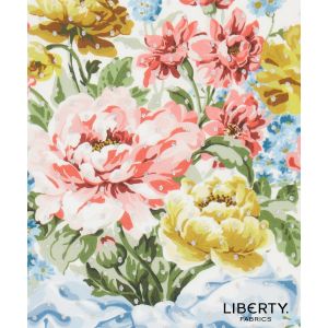 Liberty Fabrics  Bridgerton Tana Lawn Bow Bouquet Spot in Pink