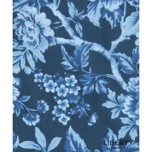 Liberty Fabrics & Bridgerton Tana Lawn Regency Trail in Blue
