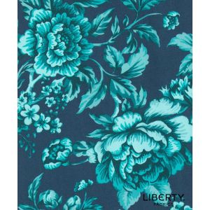 Liberty Fabrics & Bridgerton Tana Lawn Regency Trail in Navy