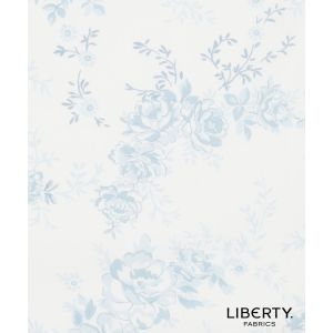 Liberty Fabrics & Bridgerton Tana Lawn Sophie Rose in Blue