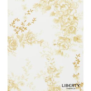Liberty Fabrics & Bridgerton Tana Lawn Sophie Rose in Yellow