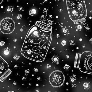 Light Up My World Sparks In The Night in Black