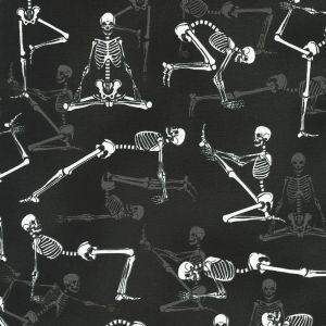 Lights Out Yoga Skeletons in Nightfall