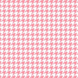 Lil Sprout Flannel Too Pink Houndstooth