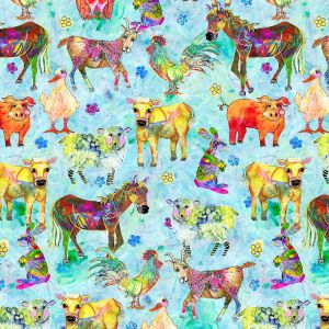 Living Farm Farm Animals in Turquoise