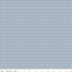 Love Letters Blue Hearts in Lattice