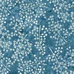 Magical Winter Fern in Blue
