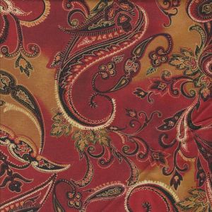 Marrakesh Large Paisley in Redwood