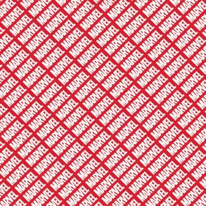 Marvel Comics IV Diagonal Marvel Brick in Red