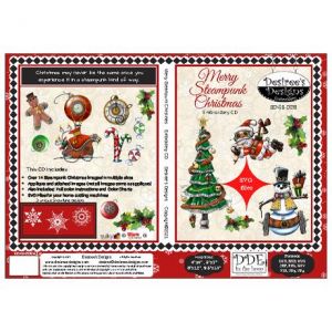 Merry Steampunk Christmas Embroidery CD