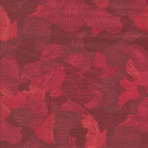Midnight Gardens Leaves in Red
