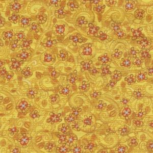 Midnight Gardens Vines in Yellow