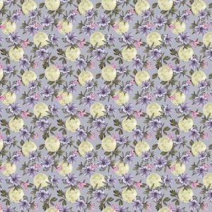 Midnight Rendezvous Moons with Flowers in Light Purple