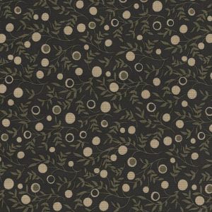 Modern Shadows Floral Dots in Dark Brown