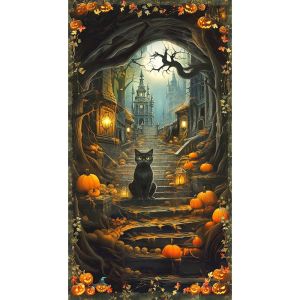 Moon Spell Black Cat Panel