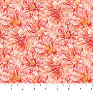 Morning Blossom Packed Dahlias in Corals