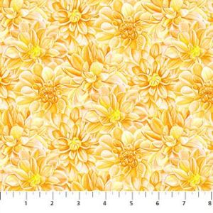 Morning Blossom Packed Dahlias in Yellows