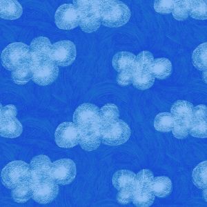 My Happy Place Clouds in Blue