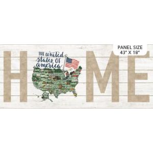 My Home State White United States Panel