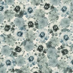 Natural Blooms Watercolor Flowers in Graphite