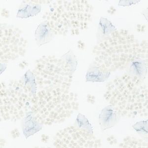 Natural Blooms Watercolor Leaves in White
