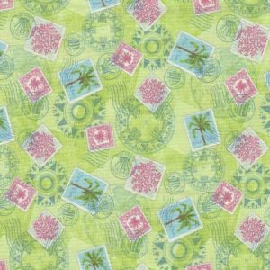 Neptunes Garden Stamps in Green
