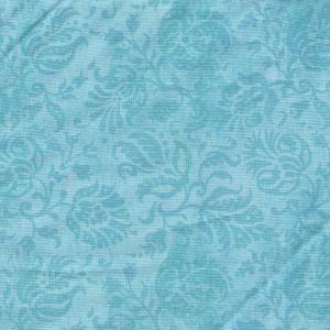 Neptunes Garden Tonal Damask in Aqua