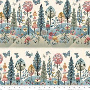 Norwegian Forest Border Stripe in Cream