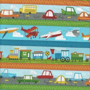 On The Go Land Air  Rail in Blue