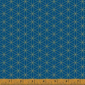 Orbit Flower Of Life Geometric in Blue