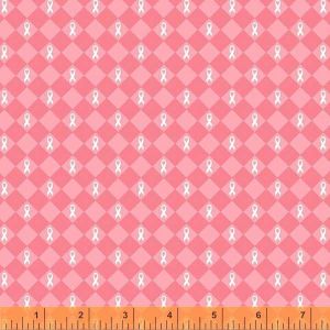 Patches Of Hope Checkerboard Ribbon in Pinks