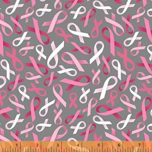 Patches Of Hope Wear Pink Ribbons in Gray