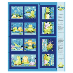 Pauls Pond Panel Welcome Evening Book in Turquoise