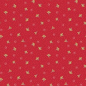 Peace on Earth Dots in Garnet